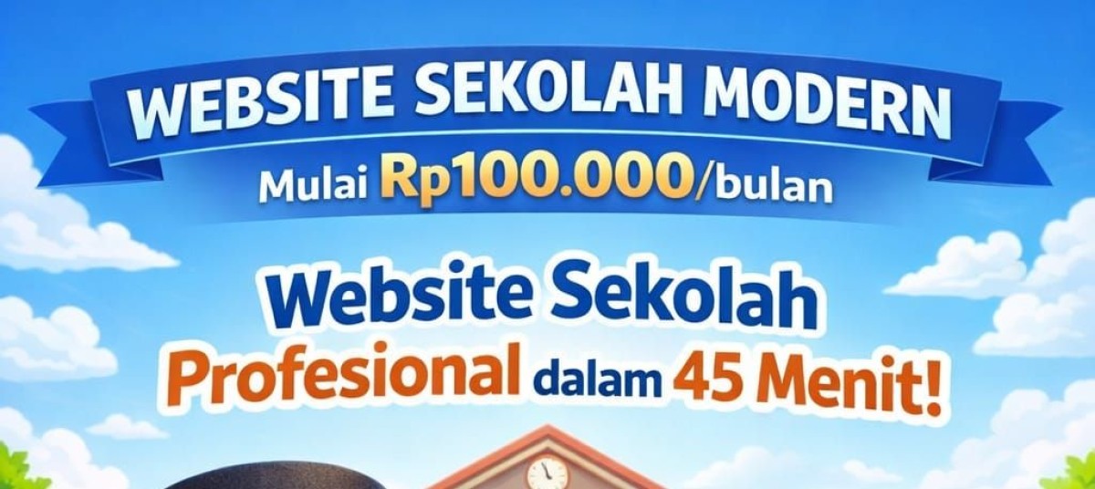 Website Sekolah Profesional Untuk Sekolah Dasar