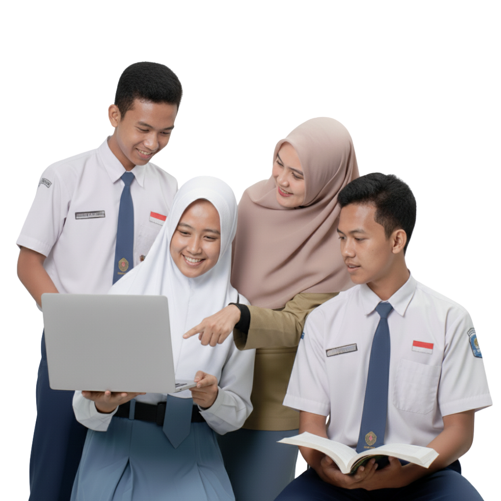 Tampilan Website Sekolah Profesional dengan Desain Modern dan Responsif