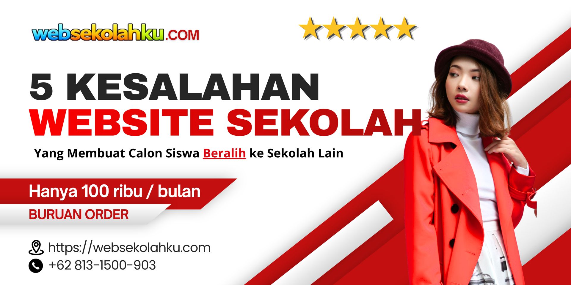 5 Kesalahan Website Sekolah yang Membuat Calon Siswa Beralih ke Sekolah Lain