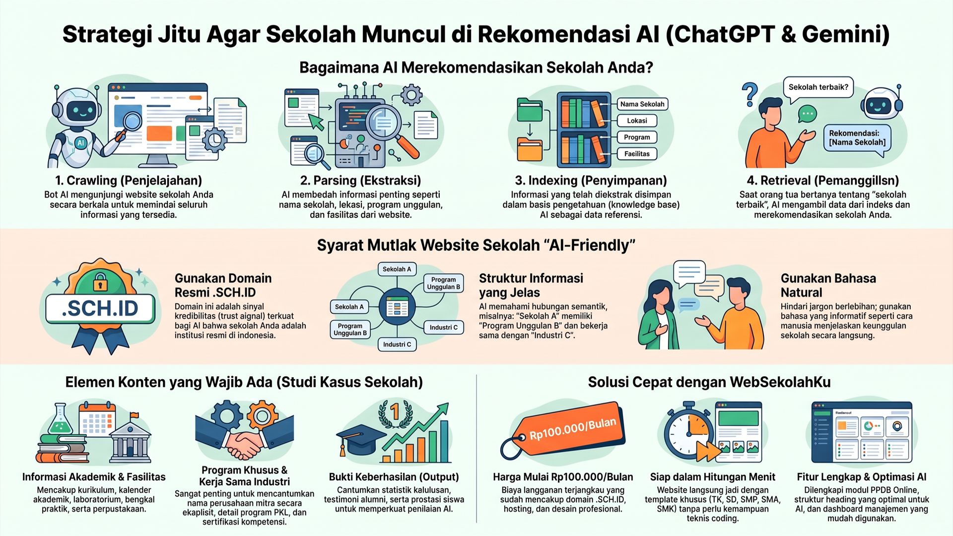 Apakah AI Seperti ChatGPT Bisa Merekomendasikan Sekolah Anda? Begini Caranya