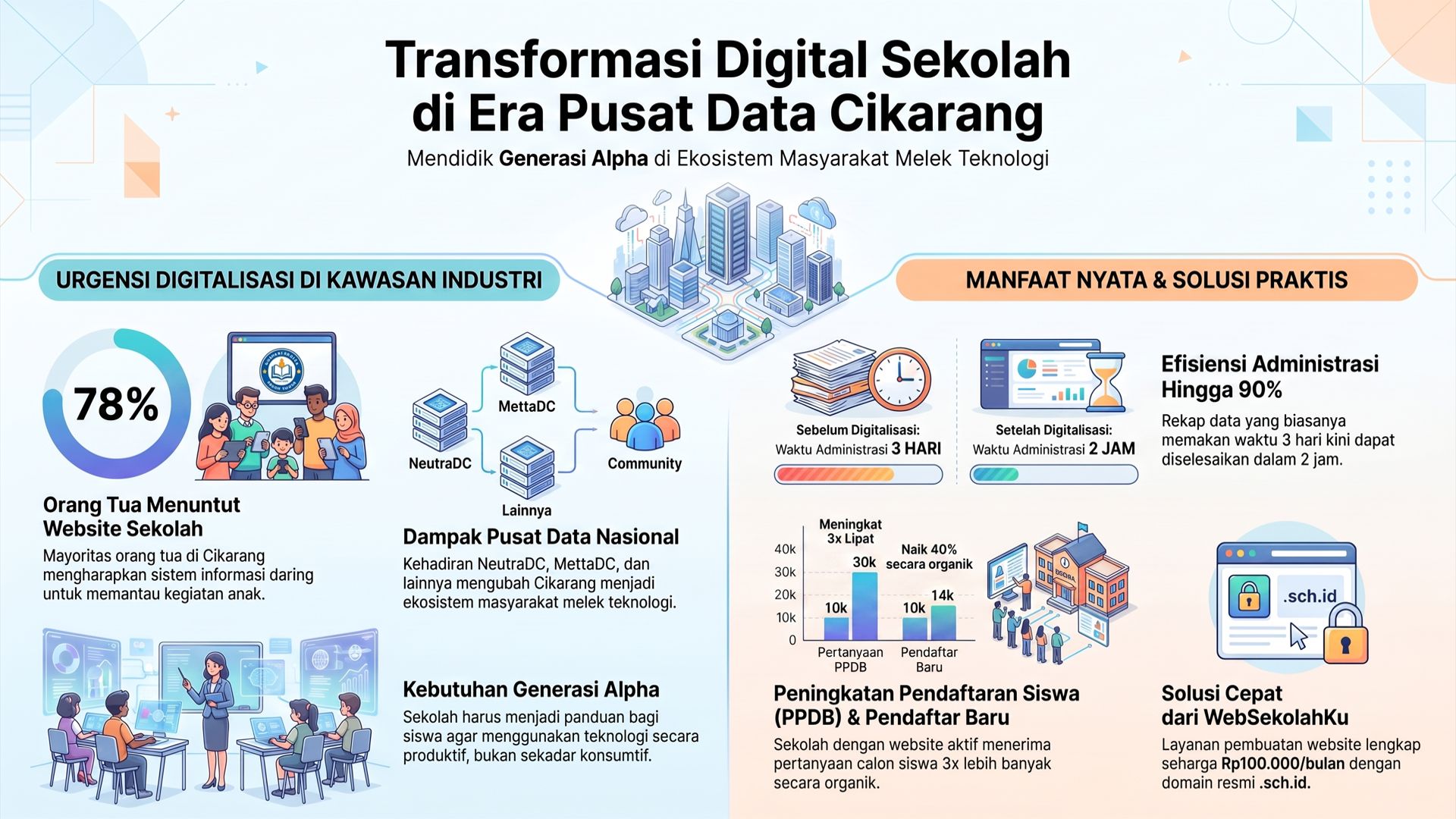 Ketika Data Center Masuk Cikarang, Sekolah Juga Harus Siap Memasuki Era Digital
