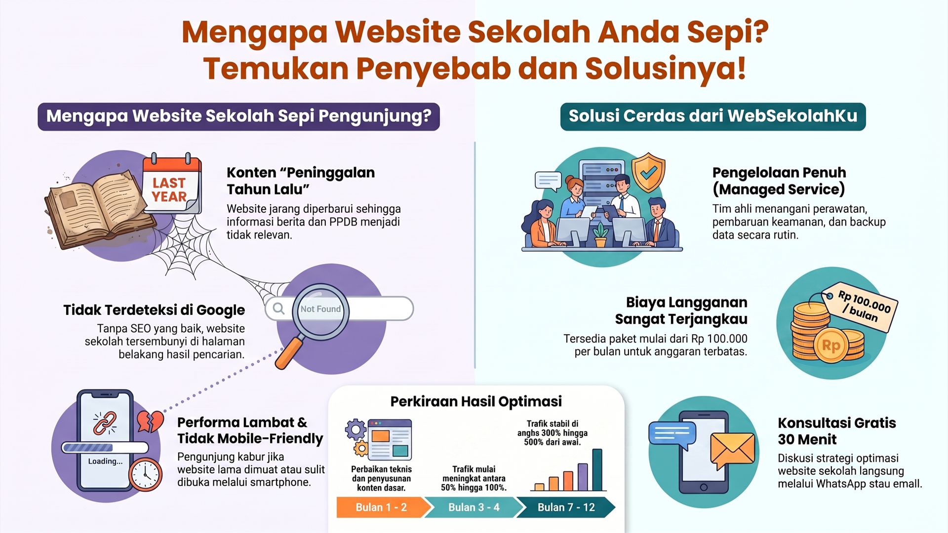 Mengapa Banyak Website Sekolah Sepi Pengunjung? Ini Penyebabnya