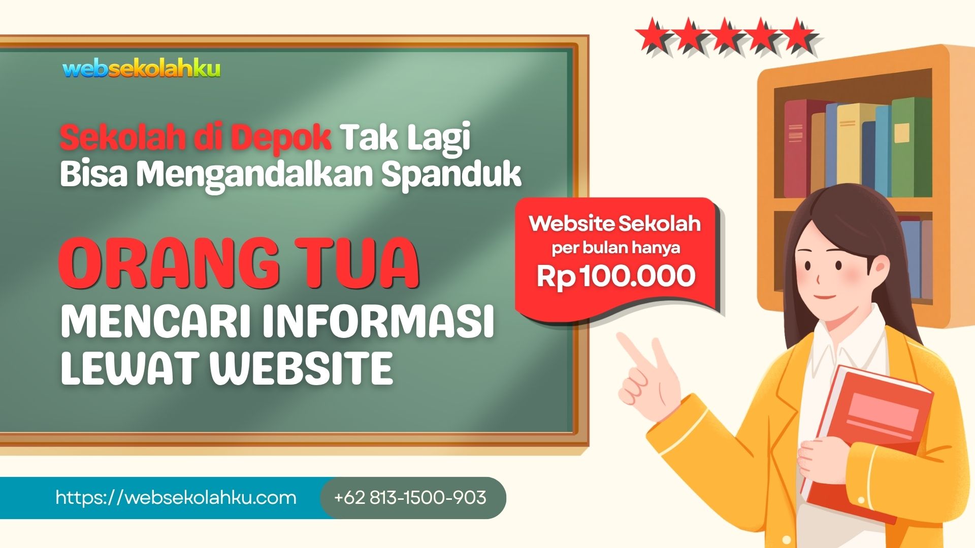 Sekolah di Depok Tak Lagi Bisa Mengandalkan Spanduk, Orang Tua Mencari Informasi Lewat Website