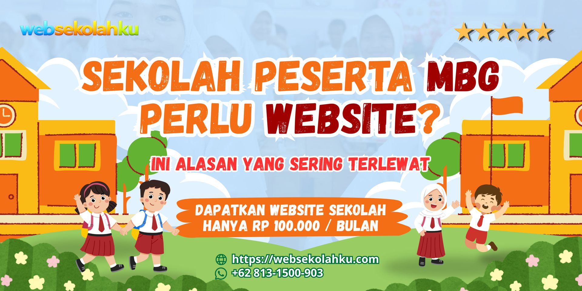 Sekolah Peserta MBG Perlu Website? Ini Alasan yang Sering Terlewat